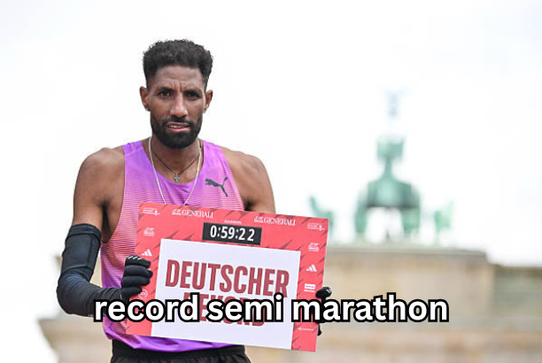 record semi marathon